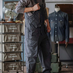 Gardaly Easy-Drape Canvas Overalls