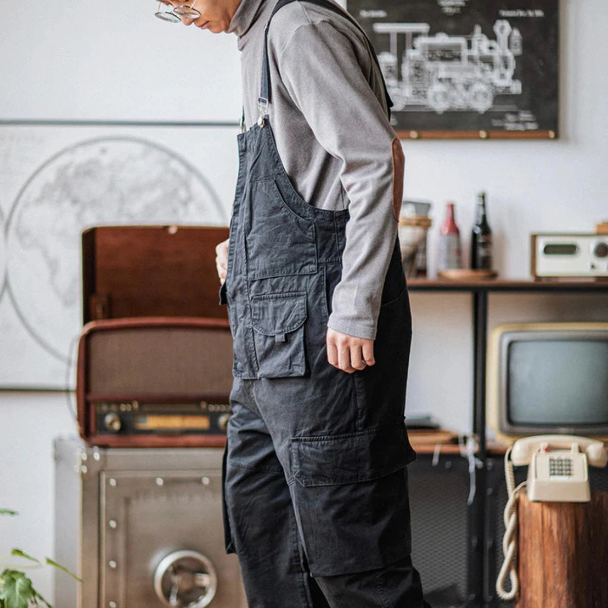 Gardaly Easy-Drape Overalls