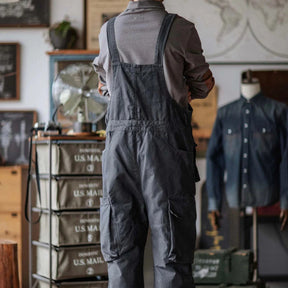 Gardaly Easy-Drape Canvas Overalls