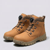 Gardaly | Men’s TorqueLock™ Waterproof Safety Boots – Steel Toe, Kevlar Midsole & Quick-Adjust Dial