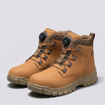 Gardaly | Men’s TorqueLock™ Waterproof Safety Boots – Steel Toe, Kevlar Midsole & Quick-Adjust Dial