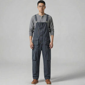 Gardaly Easy-Drape Canvas Overalls