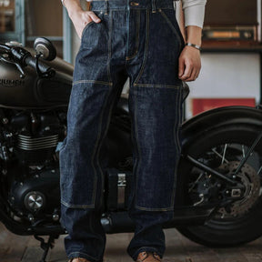 Selvedge Carpenter Jeans – Heavyweight Japanese Denim, Built for Work and Wear