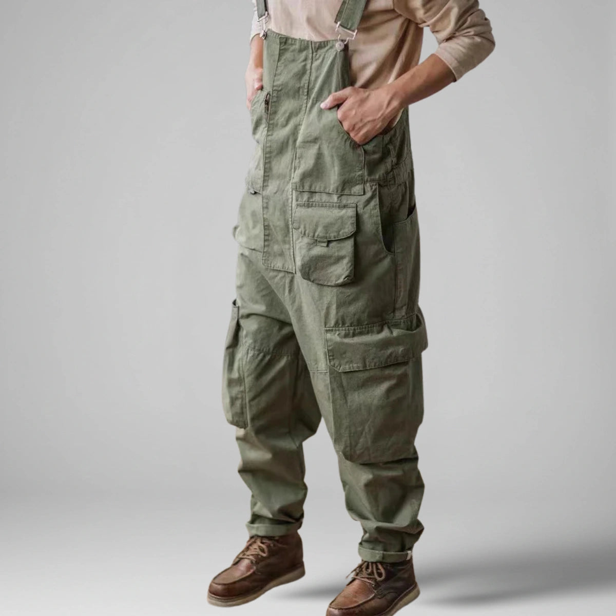 Gardaly Easy-Drape Overalls