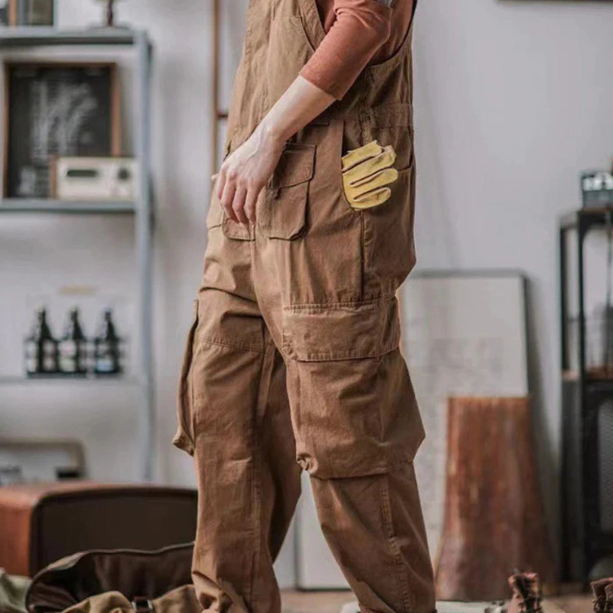 Gardaly Easy-Drape Overalls