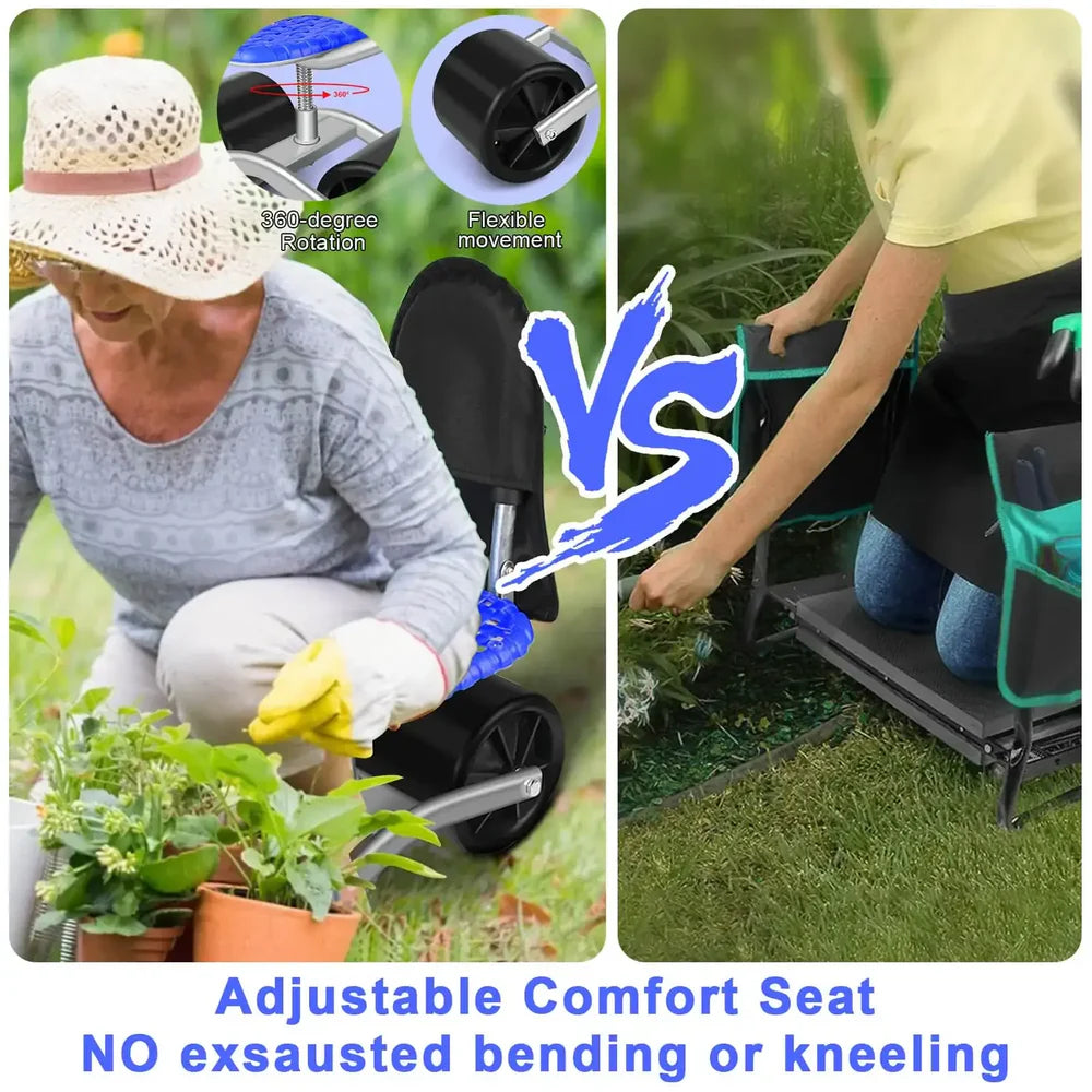 RotoSeat™ | 360° Rotating Gardening Seat with Adjustable Height