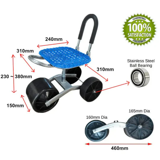 RotoSeat™ | 360° Rotating Gardening Seat with Adjustable Height