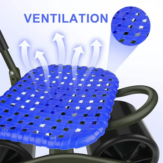 RotoSeat™ | 360° Rotating Gardening Seat with Adjustable Height
