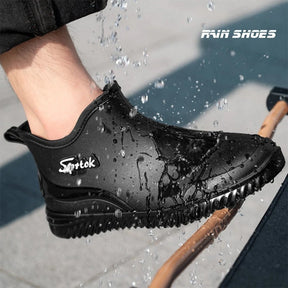 Gardaly | Men’s Ankle Wellington™ Boots – One-Piece Waterproof Build with Non-Slip Grip