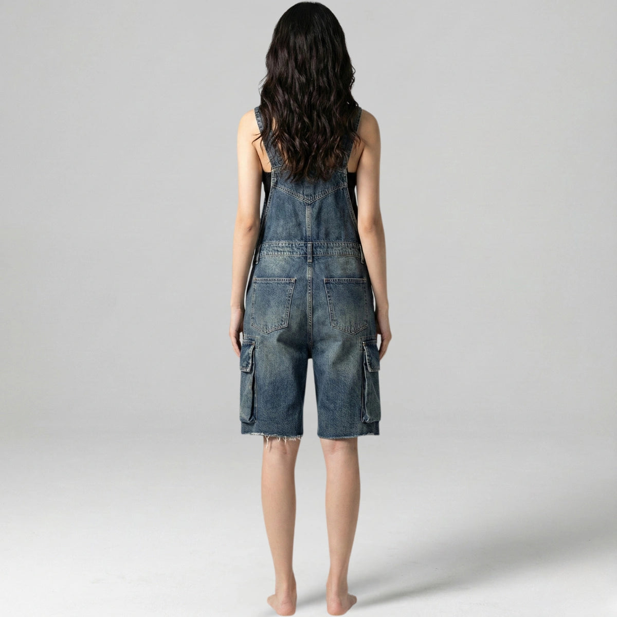 Gardaly Claire Overall Shorts