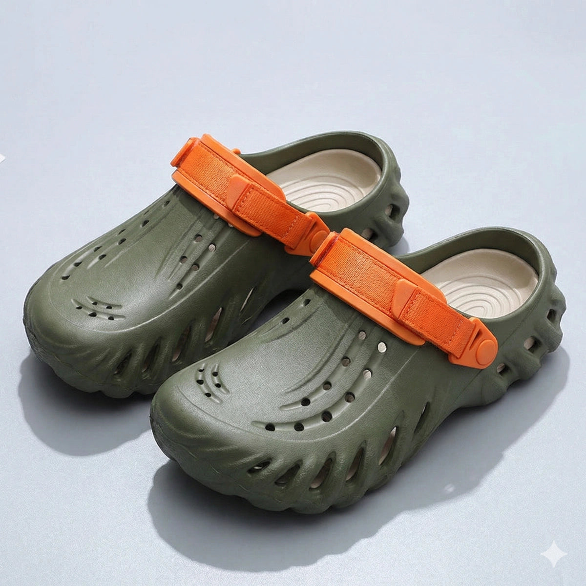 Men’s DriftEase EVA Clogs – Thick Sole Comfort with Non-Slip Grip