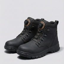 Gardaly | Men’s TorqueLock™ Waterproof Safety Boots – Steel Toe, Kevlar Midsole & Quick-Adjust Dial