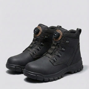 Gardaly | Men’s TorqueLock™ Waterproof Safety Boots – Steel Toe, Kevlar Midsole & Quick-Adjust Dial