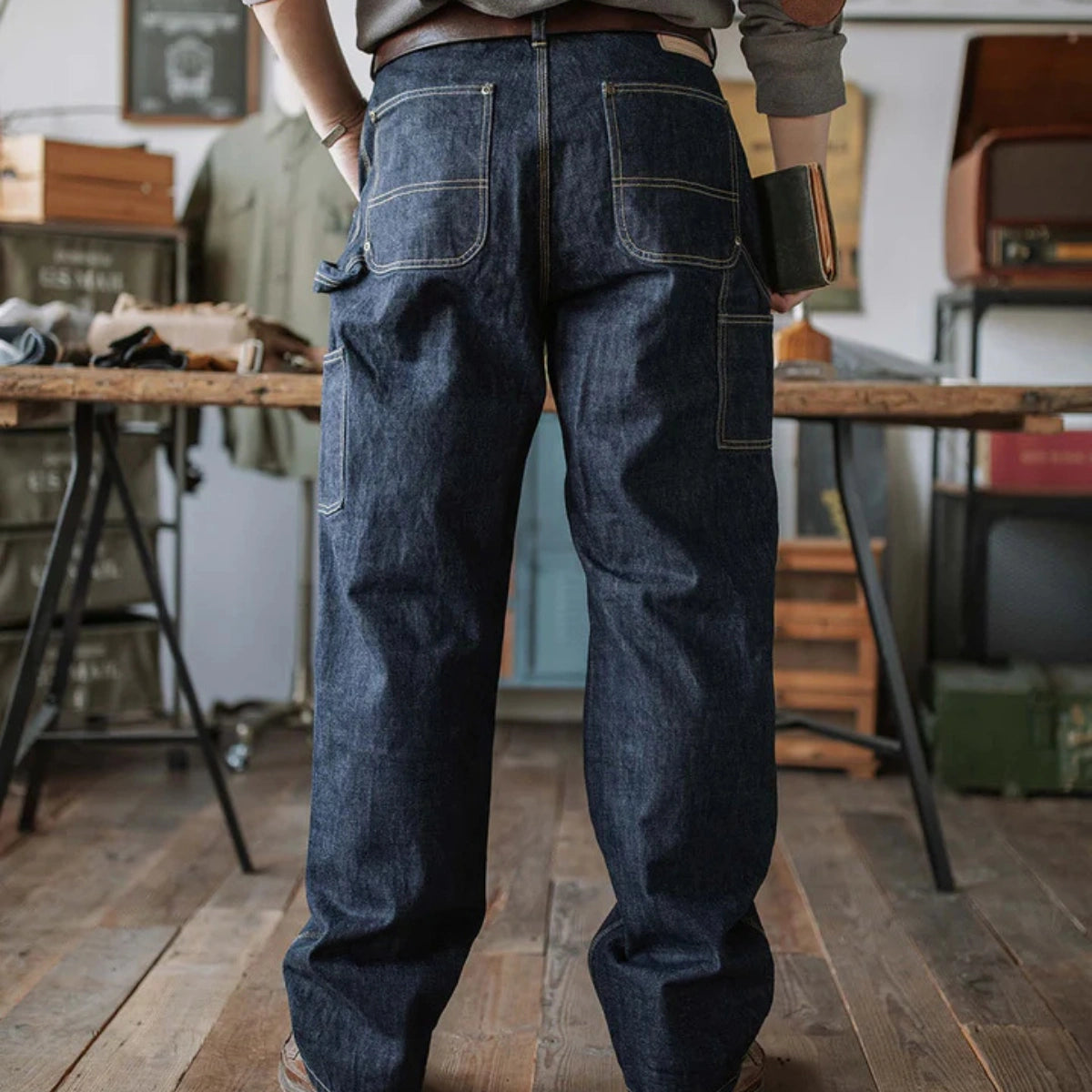 Selvedge Carpenter Jeans – Heavyweight Japanese Denim, Built for Work and Wear