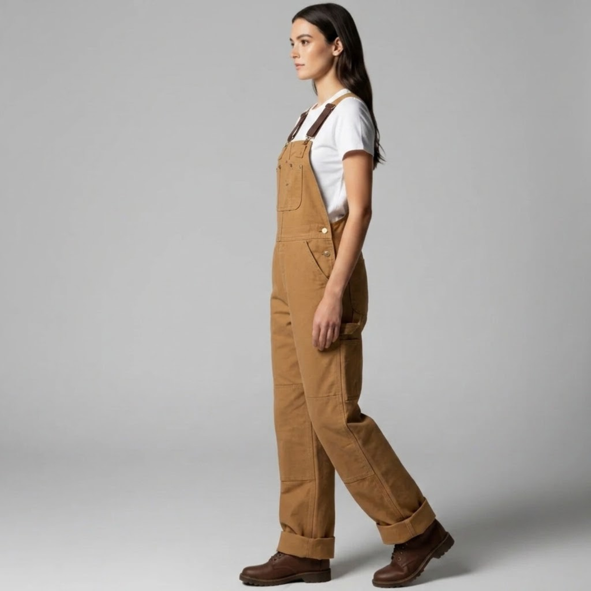 Gardaly Ridge Duck Canvas Bib Dungarees