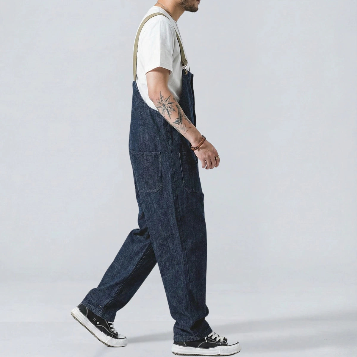 Gardaly Dockyard Navy Retro Overalls
