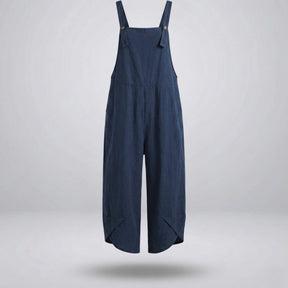 Gardaly Button-Front Casual Overalls Jumpsuit