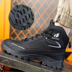 Gardaly | Men’s ForgeGuard™ Steel-Toe Work Trainers – Waterproof, Puncture-Resistant & Built for Site Days