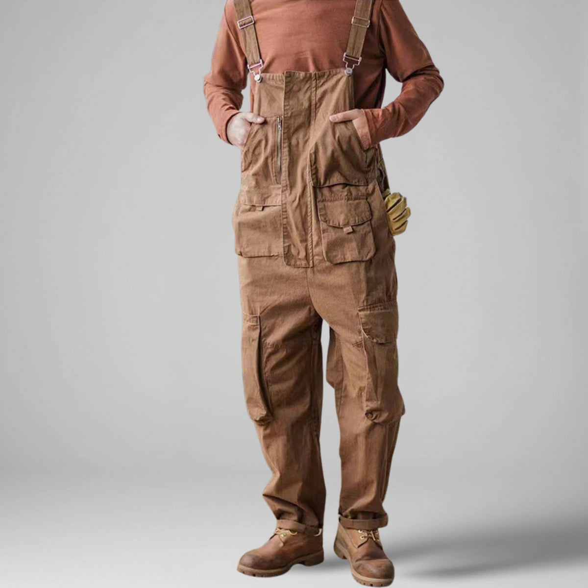 Gardaly Easy-Drape Overalls