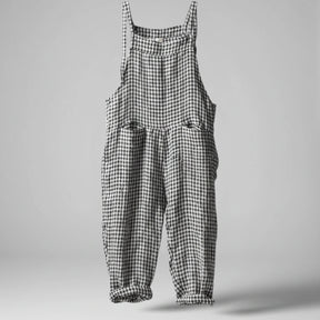 Gardaly Striped Wide-Leg Overalls