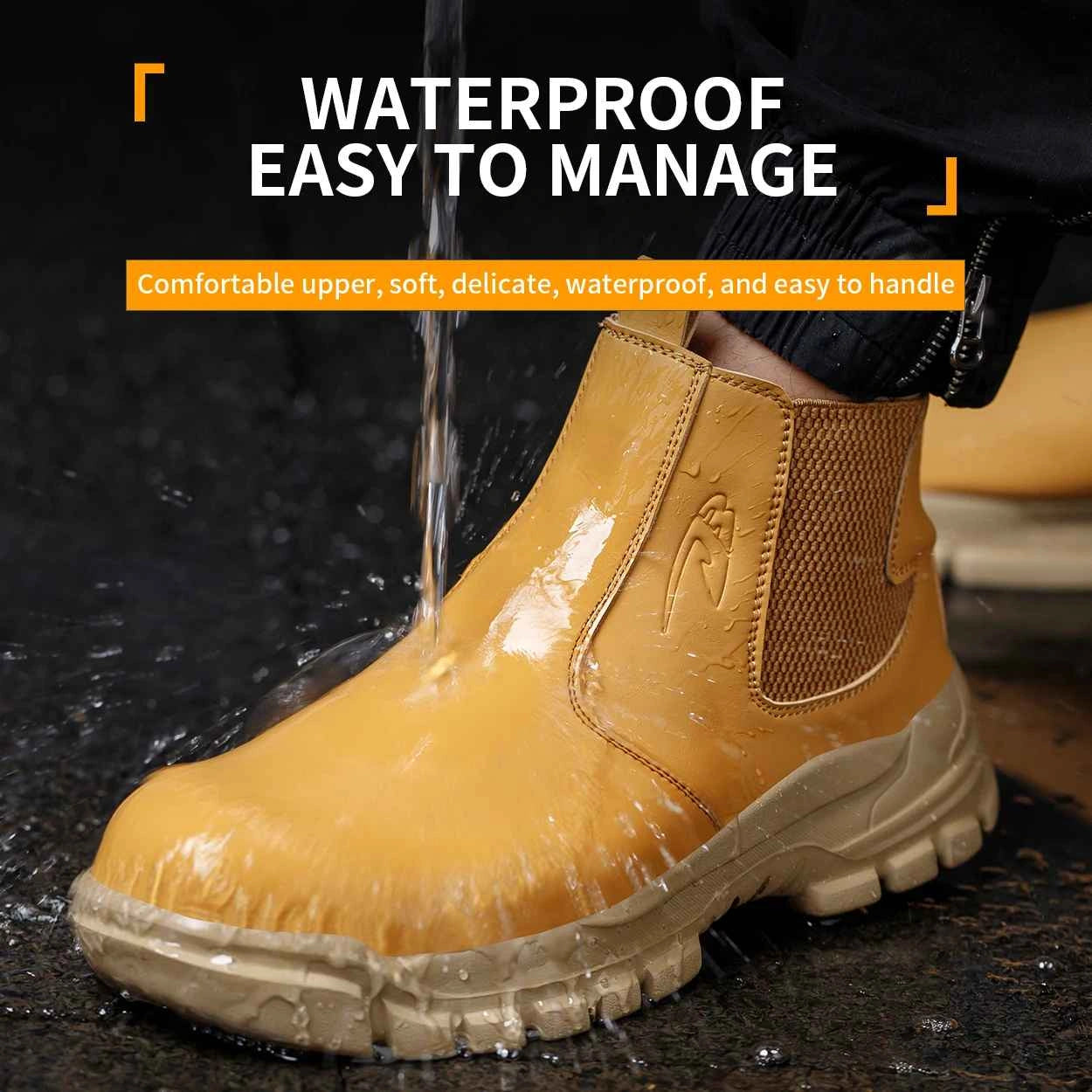 Gardaly | Men’s WeldSafe™ Steel-Toe Work Trainers – Waterproof, Puncture-Resistant & Spark-Resistant