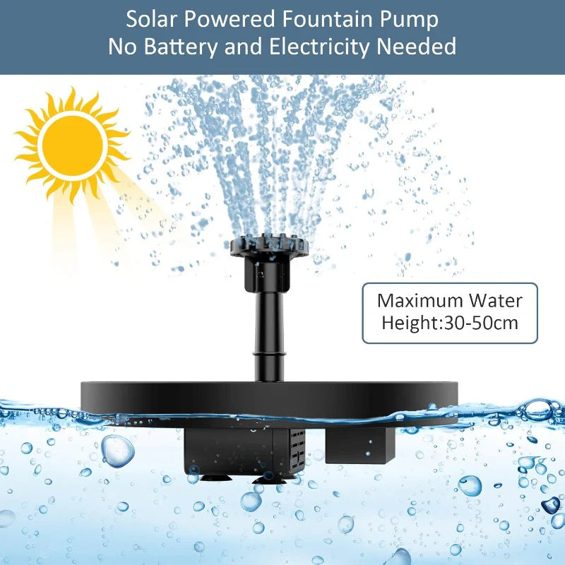 Gardaly - Solar-Powered Garden Fountain - AquaBloom™