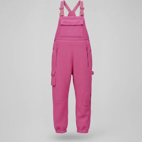 Gardaly Thermal Fleece Overalls with Zip Pockets