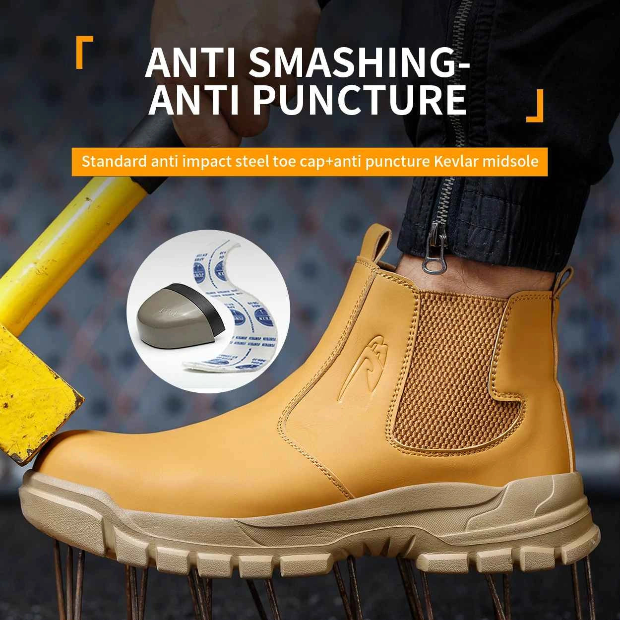 Gardaly | Men’s WeldSafe™ Steel-Toe Work Trainers – Waterproof, Puncture-Resistant & Spark-Resistant