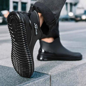 Gardaly | Men’s Ankle Wellington™ Boots – One-Piece Waterproof Build with Non-Slip Grip