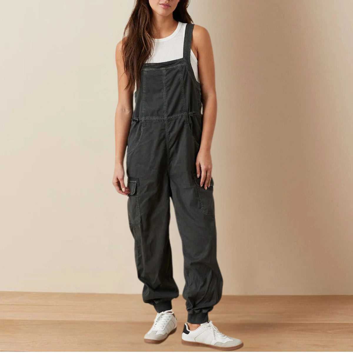 Gardaly Drape Cargo Overalls