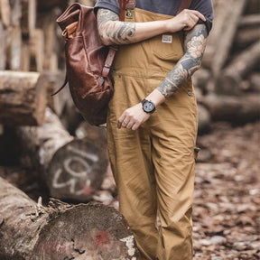 Gardaly Heath Duck Canvas Overalls