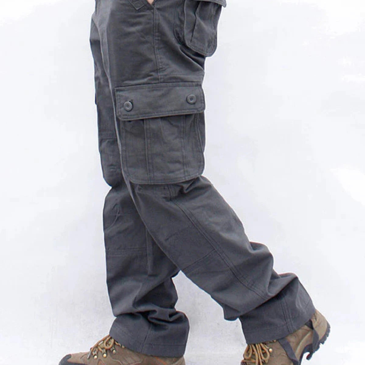 Men’s Trailforge 6-Pocket Cargo Trousers – Straight Leg, Built for Everyday &amp; Outdoors