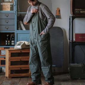Gardaly Round-Pocket Lightweight Canvas Overalls