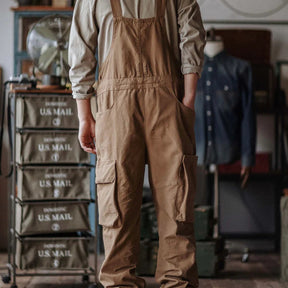 Gardaly Easy-Drape Canvas Overalls