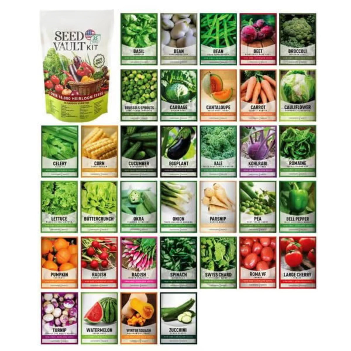 Gardaly - Vegetable Seed Vault Kit