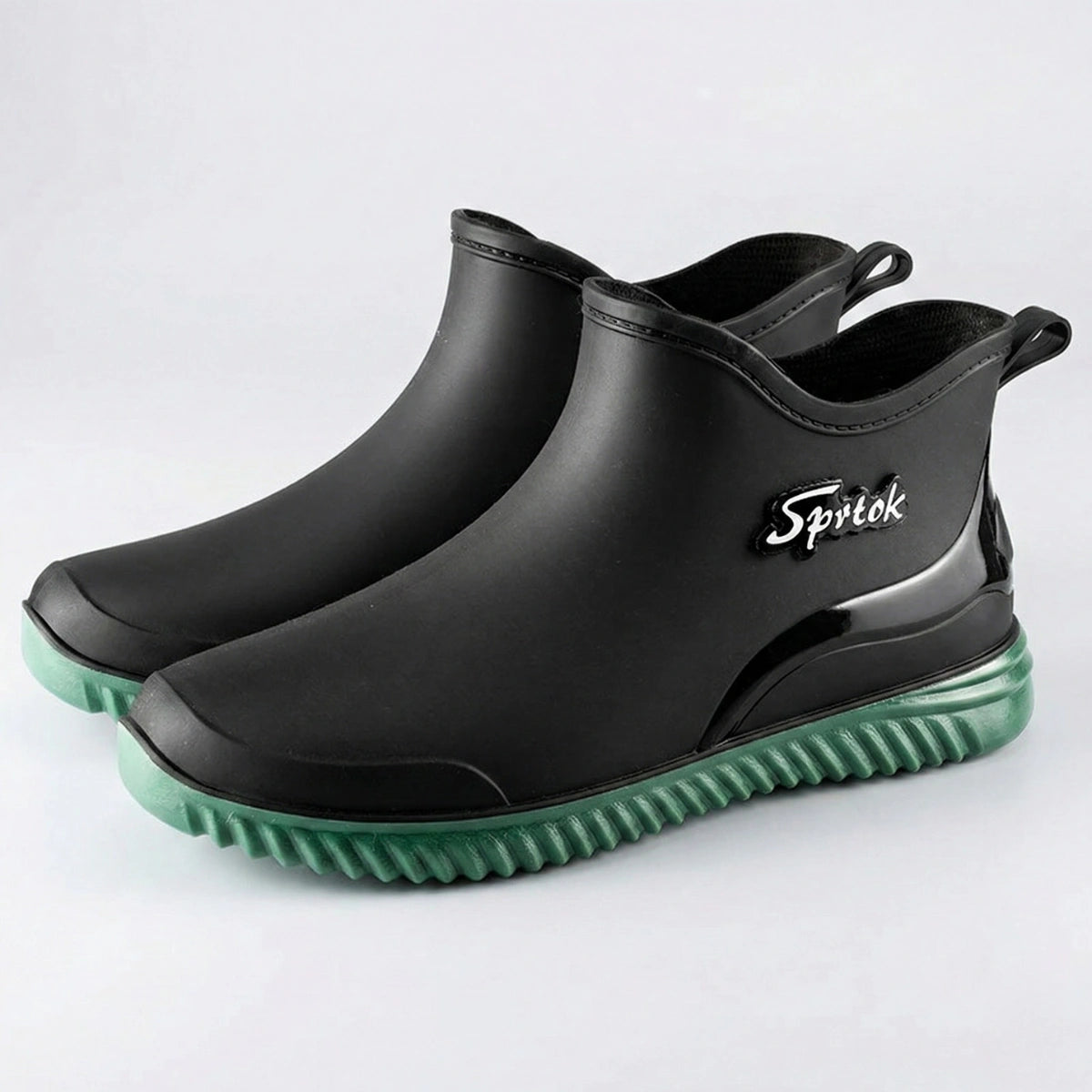 Gardaly | Men’s Ankle Wellington™ Boots – One-Piece Waterproof Build with Non-Slip Grip