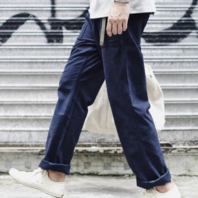 Men’s Straight-Leg Casual Trousers – Fatigue Style