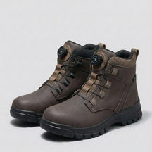 Gardaly | Men’s TorqueLock™ Waterproof Safety Boots – Steel Toe, Kevlar Midsole & Quick-Adjust Dial