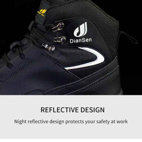 Gardaly | Men’s ForgeGuard™ Steel-Toe Work Trainers – Waterproof, Puncture-Resistant & Built for Site Days