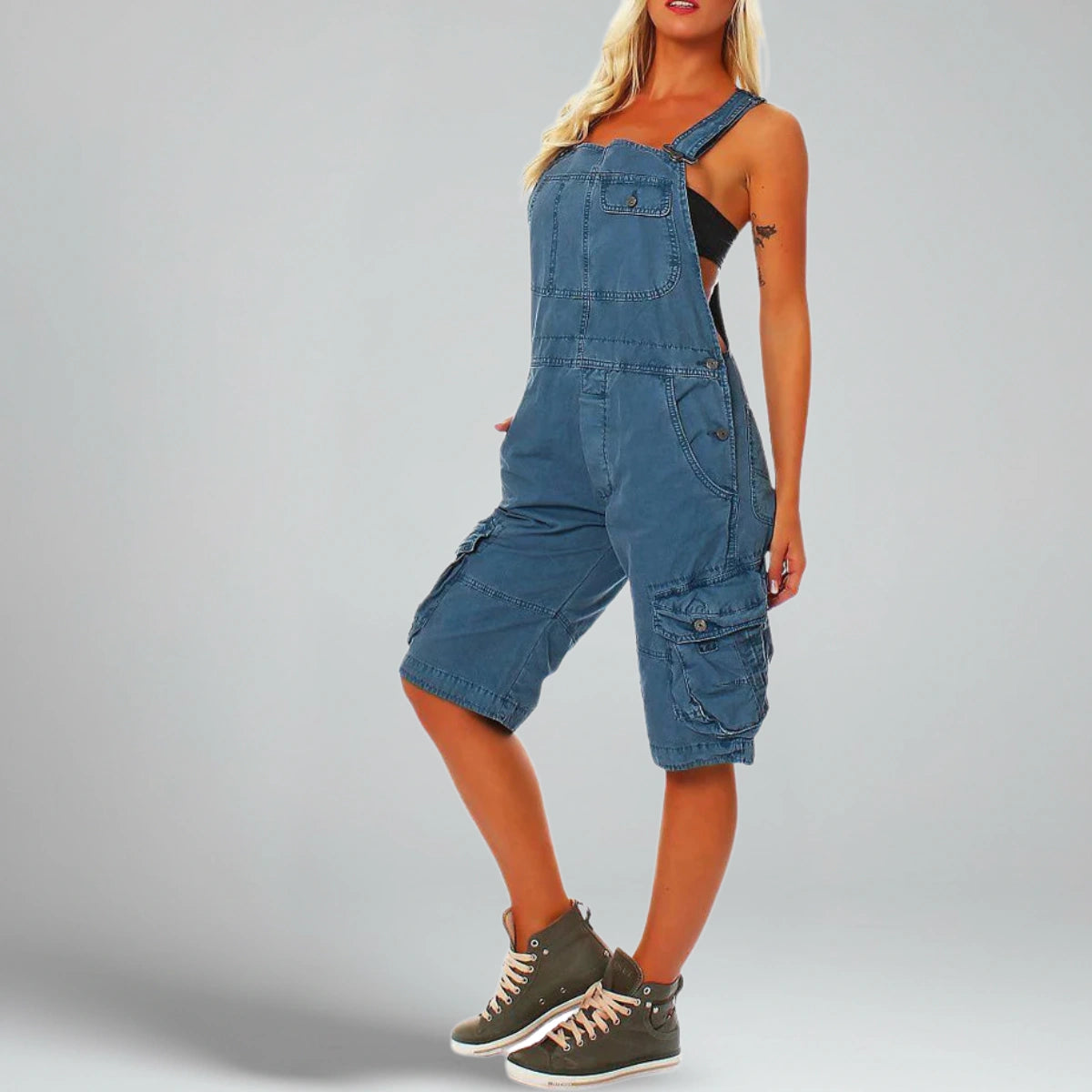 Gardaly Cargo Overall Shorts