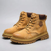 Unisex Heritage “Martin” Work Boots – Suede Leather, Grip Sole &amp; All-Day Comfort