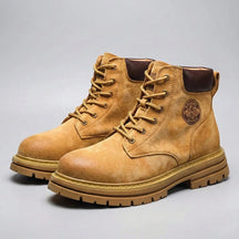 Unisex Heritage “Martin” Work Boots – Suede Leather, Grip Sole &amp; All-Day Comfort