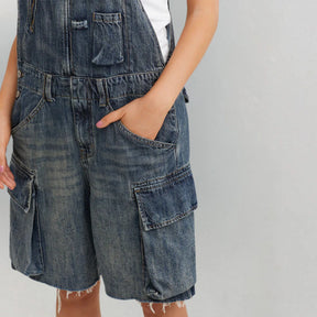 Gardaly Claire Overall Shorts