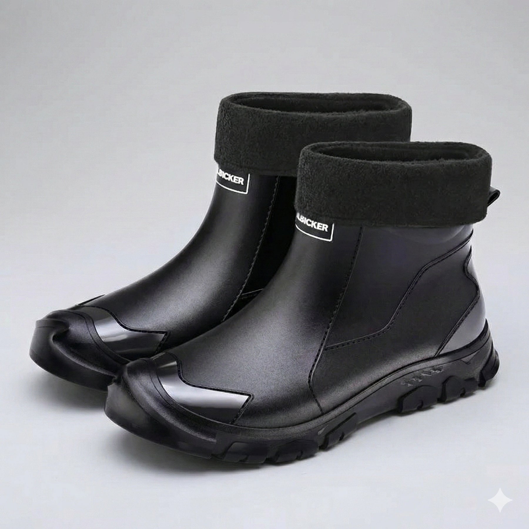 Unisex Short Wellington Rain Boots – Extra-Wide Size Range, Reinforced Build &amp; Non-Slip Grip