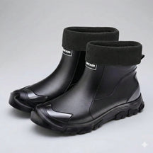 Unisex Short Wellington Rain Boots – Extra-Wide Size Range, Reinforced Build &amp; Non-Slip Grip