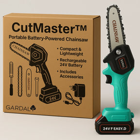 CutMaster™ – Portable Battery-Powered Chainsaw