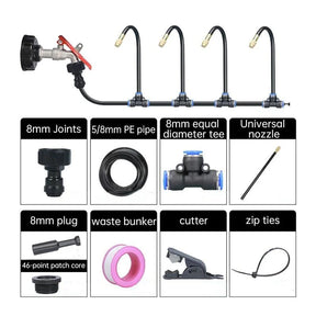 Gardaly - High-Pressure Garden Misting System - MistFlow™