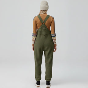 Gardaly Thermal Fleece Overalls with Zip Pockets