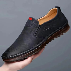 Gardaly | Leather Slip-On Moccasins for Men