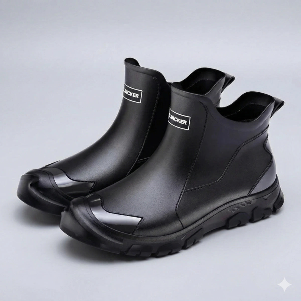 Unisex Short Wellington Rain Boots – Extra-Wide Size Range, Reinforced Build &amp; Non-Slip Grip